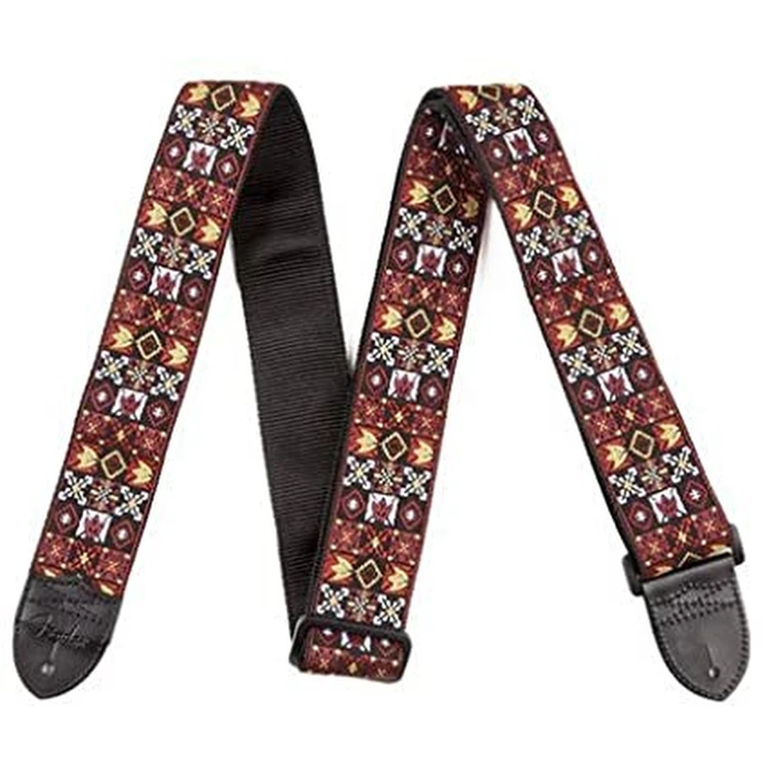 Ремень для гитары Fender 2″ Festival Hootenanny Strap Red