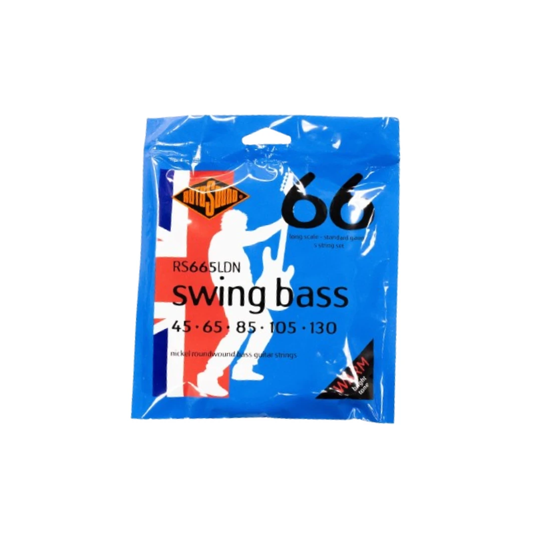 Струны для бас-гитары Rotosound RS665LDN Bass Strings Nickel 45-130