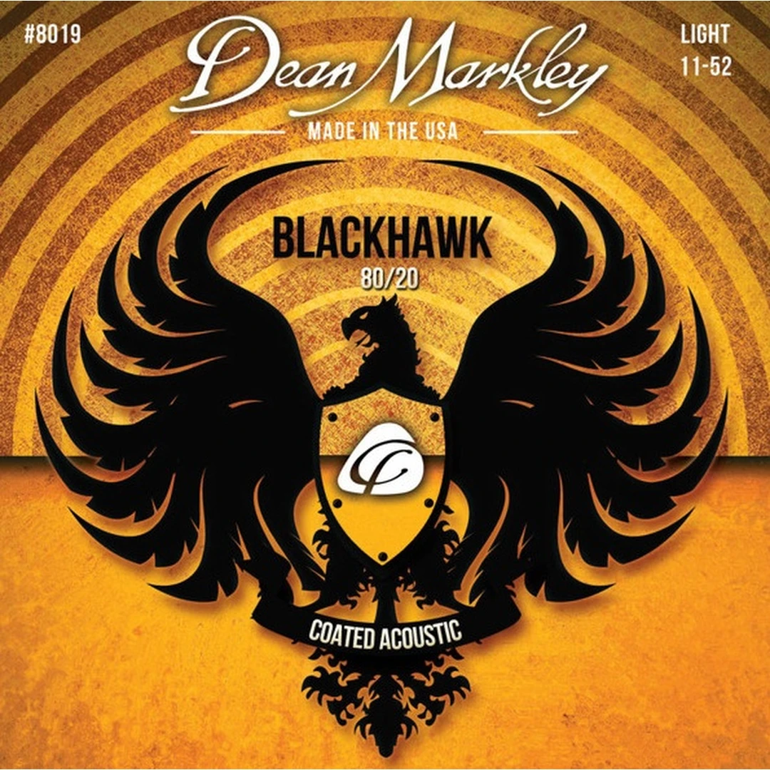 Струны для акустической гитары Dean Markley 8019 Blackhawk 80/20 11-52