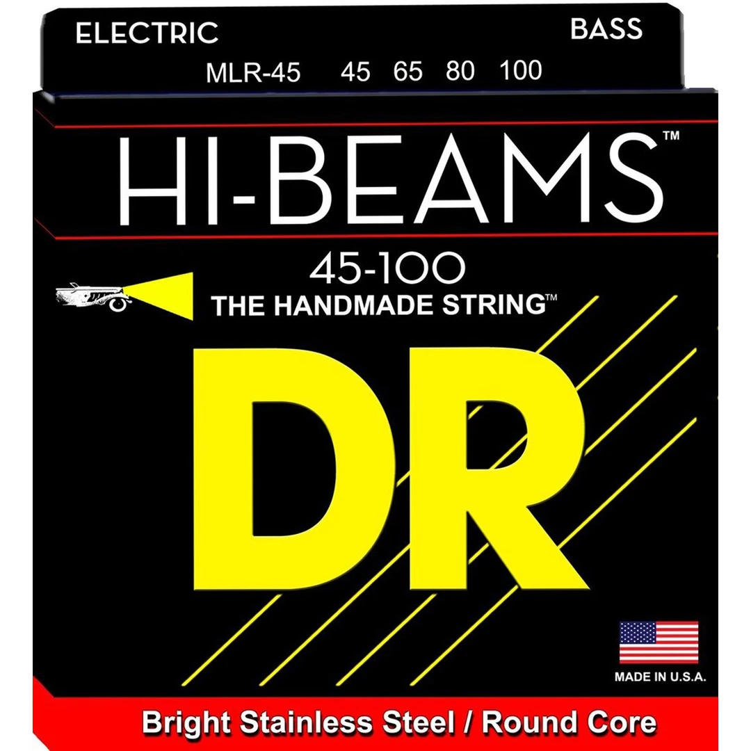 Струны для бас-гитары DR Hi-Beam MLR-45 45-100