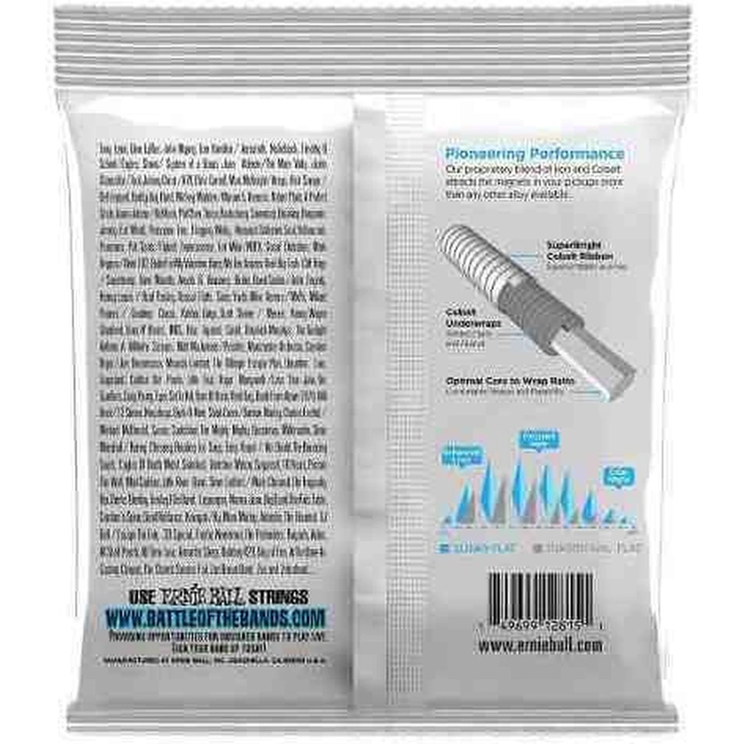 Струны для бас-гитары Ernie Ball 2815 Extra Slinky Flatwound Bass 40-95