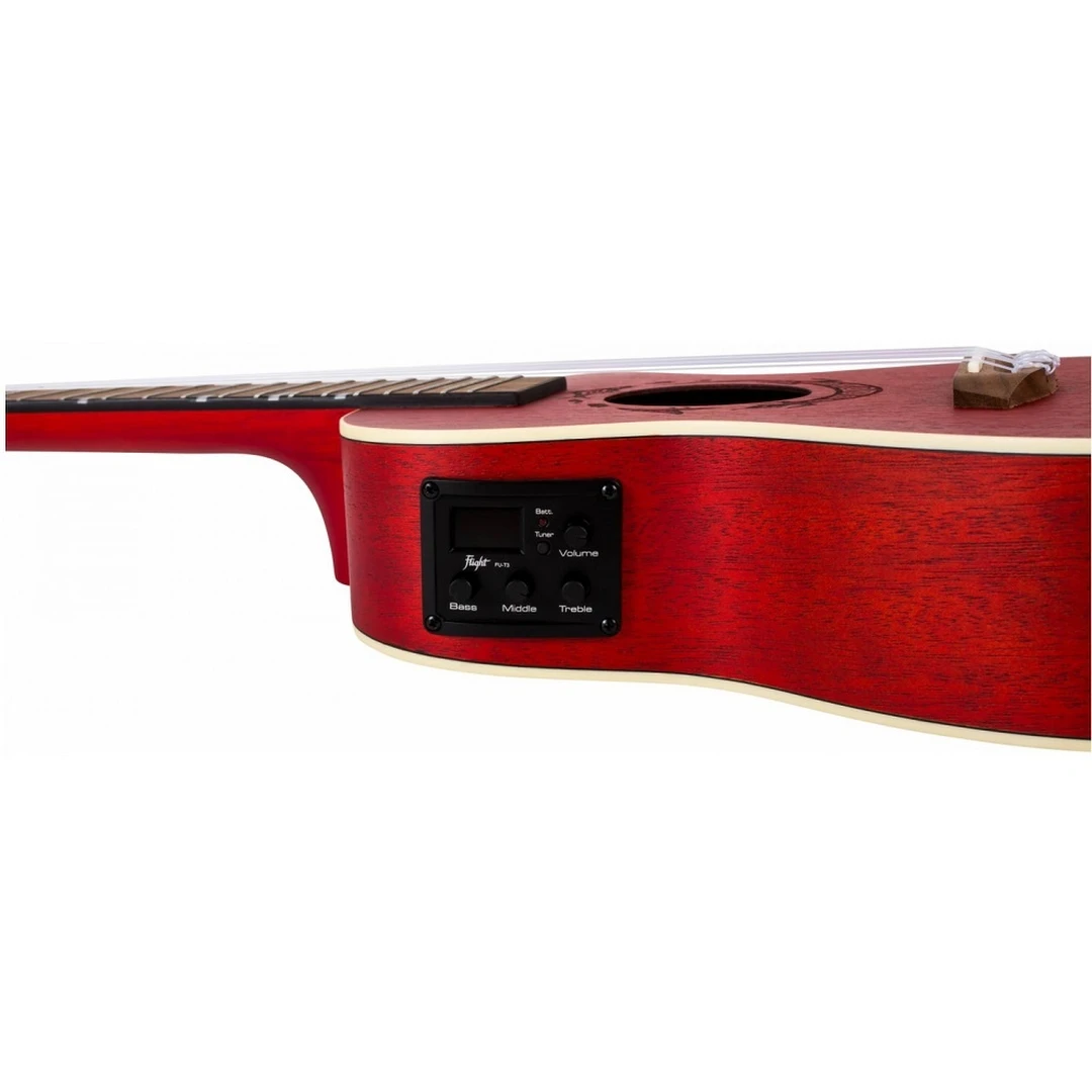 Укулеле Flight DUC 380 CEQ Coral