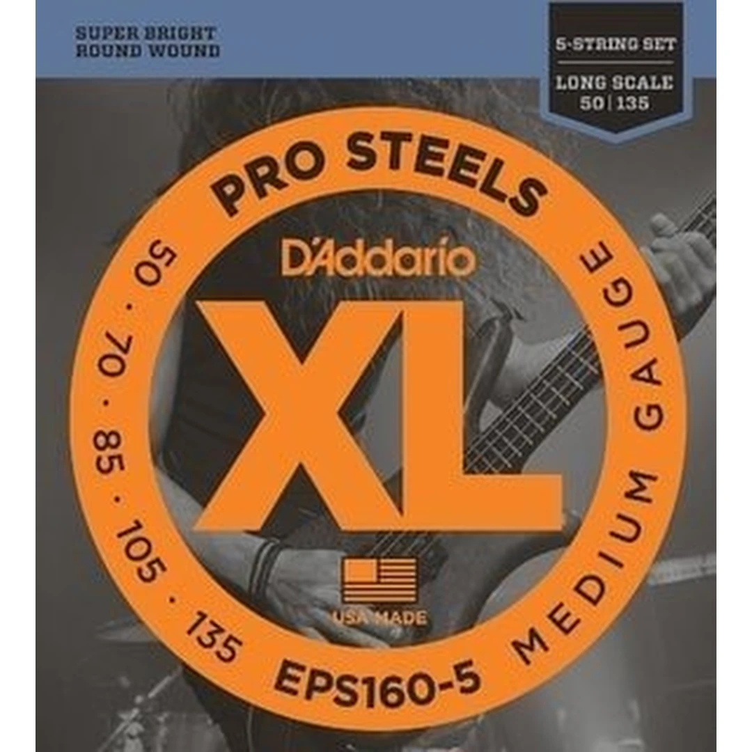 Струны для бас-гитары D'Addario EPS160-5 50-135