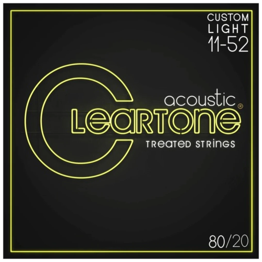 Струны для акустической гитары Cleartone 7611 80/20