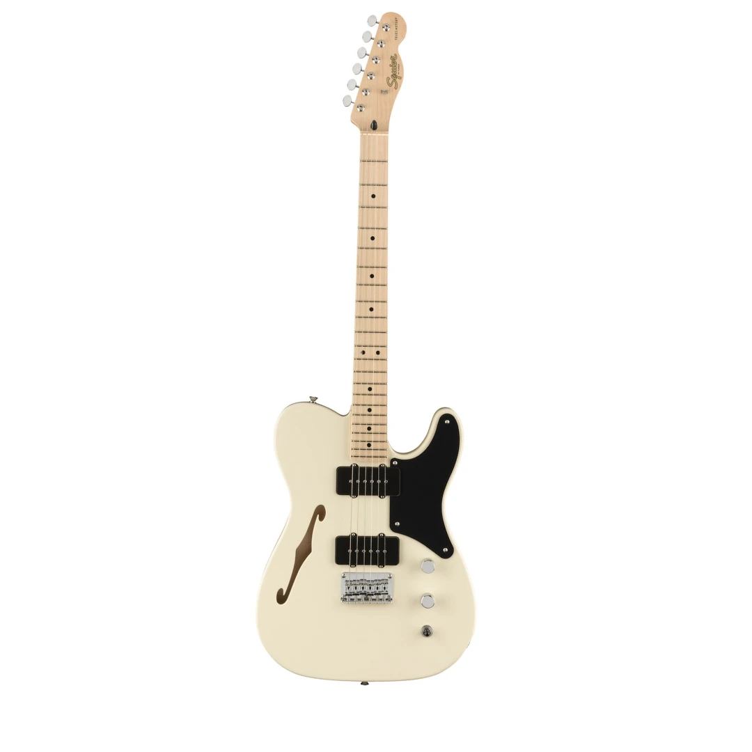 Полуакустическая гитара Fender Squier Paranormal Cabronita Telecaster MN Olympic White