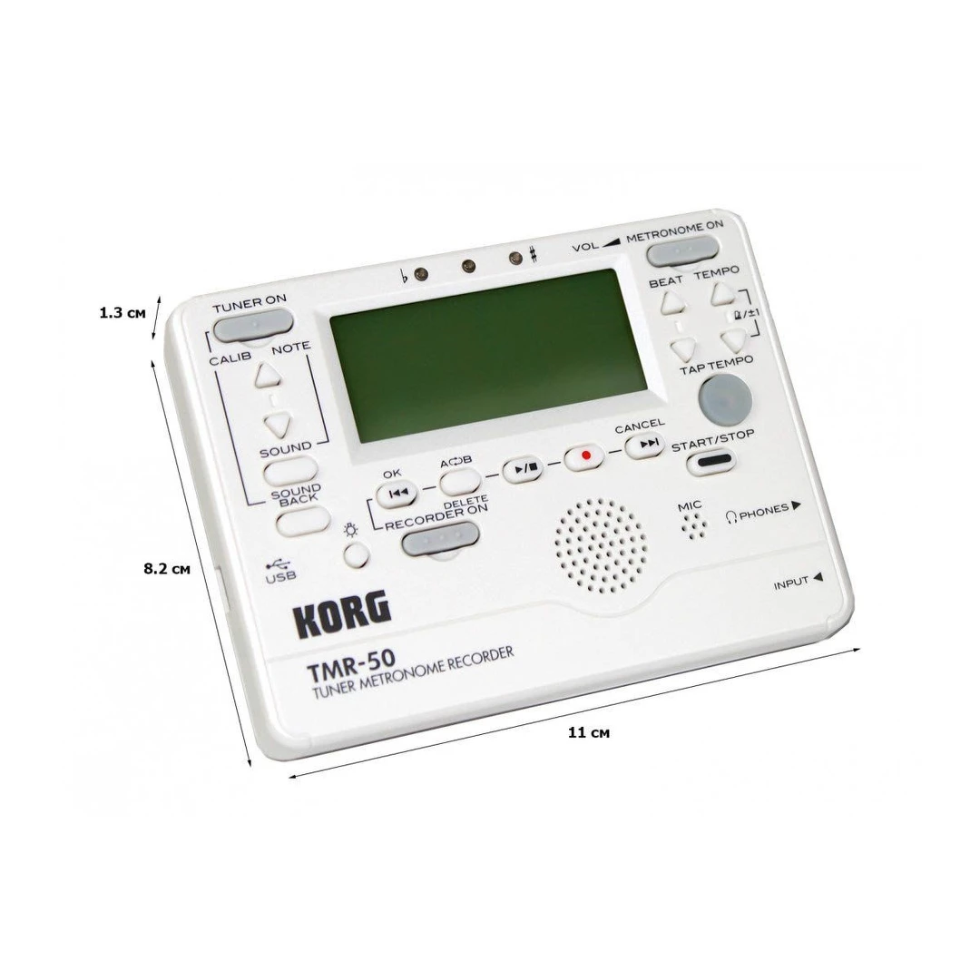 Тюнер-метроном Korg TMR-50PW