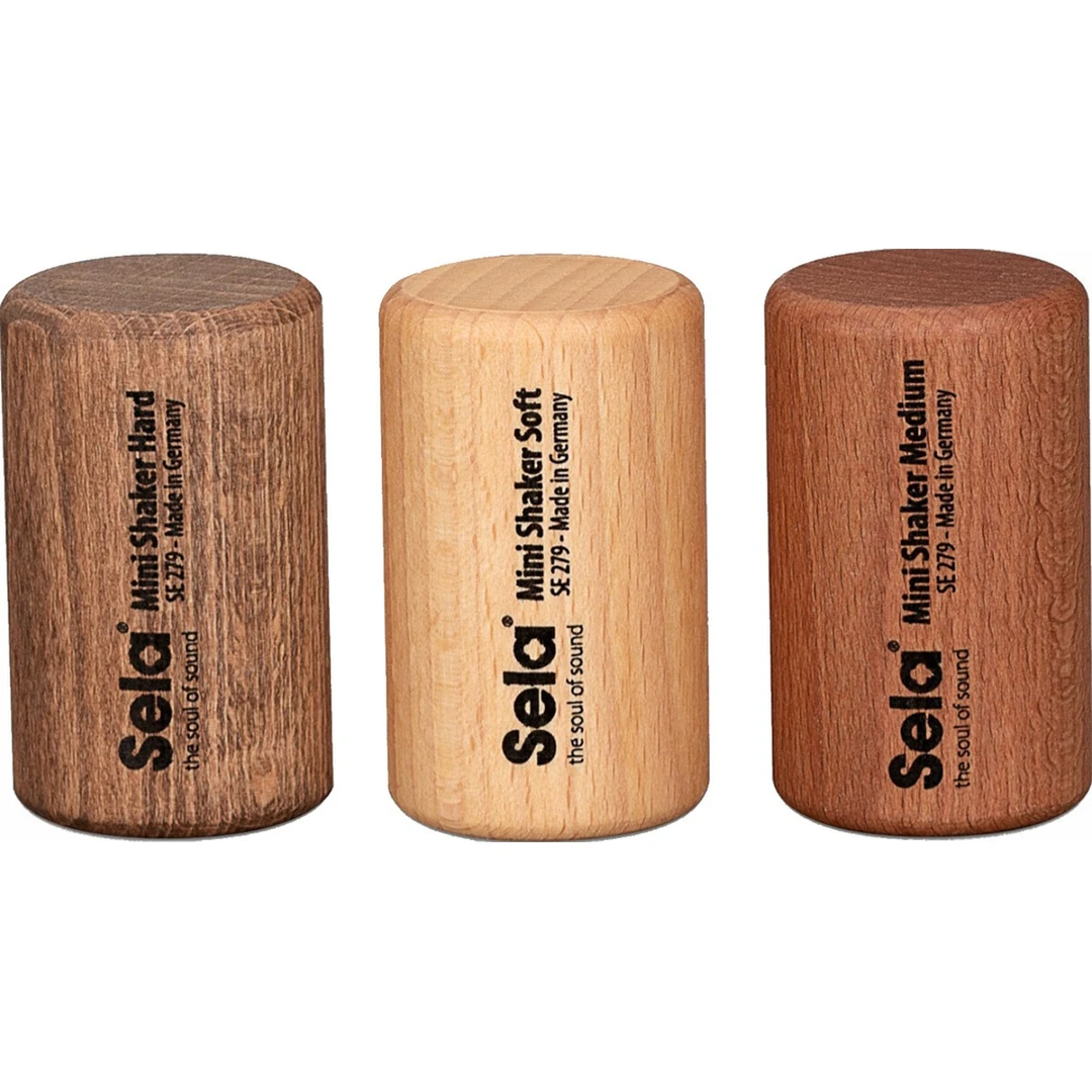 Набор из трех шейкеров Sela SE 279 Mini Shaker Set Maple