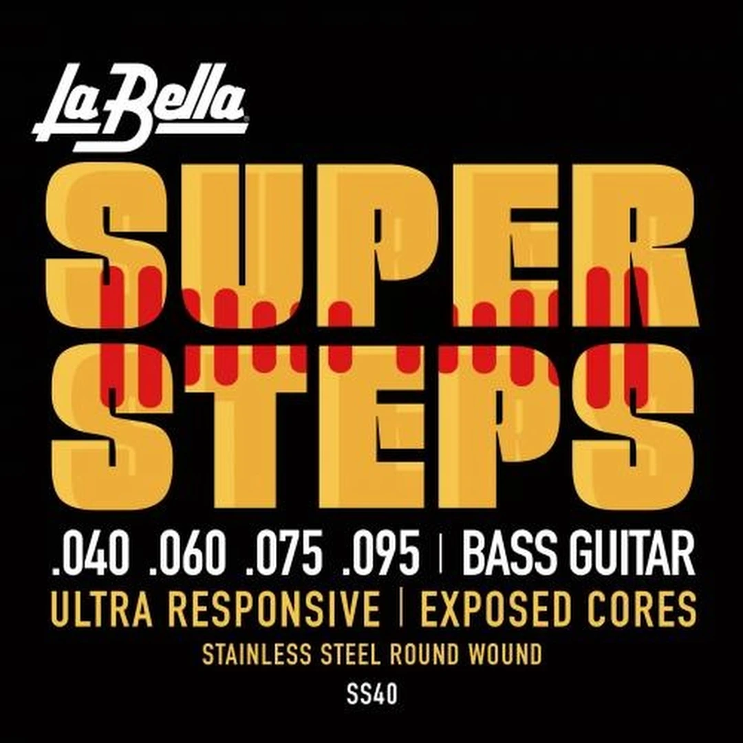 Струны для бас-гитары La Bella SS40 40-95