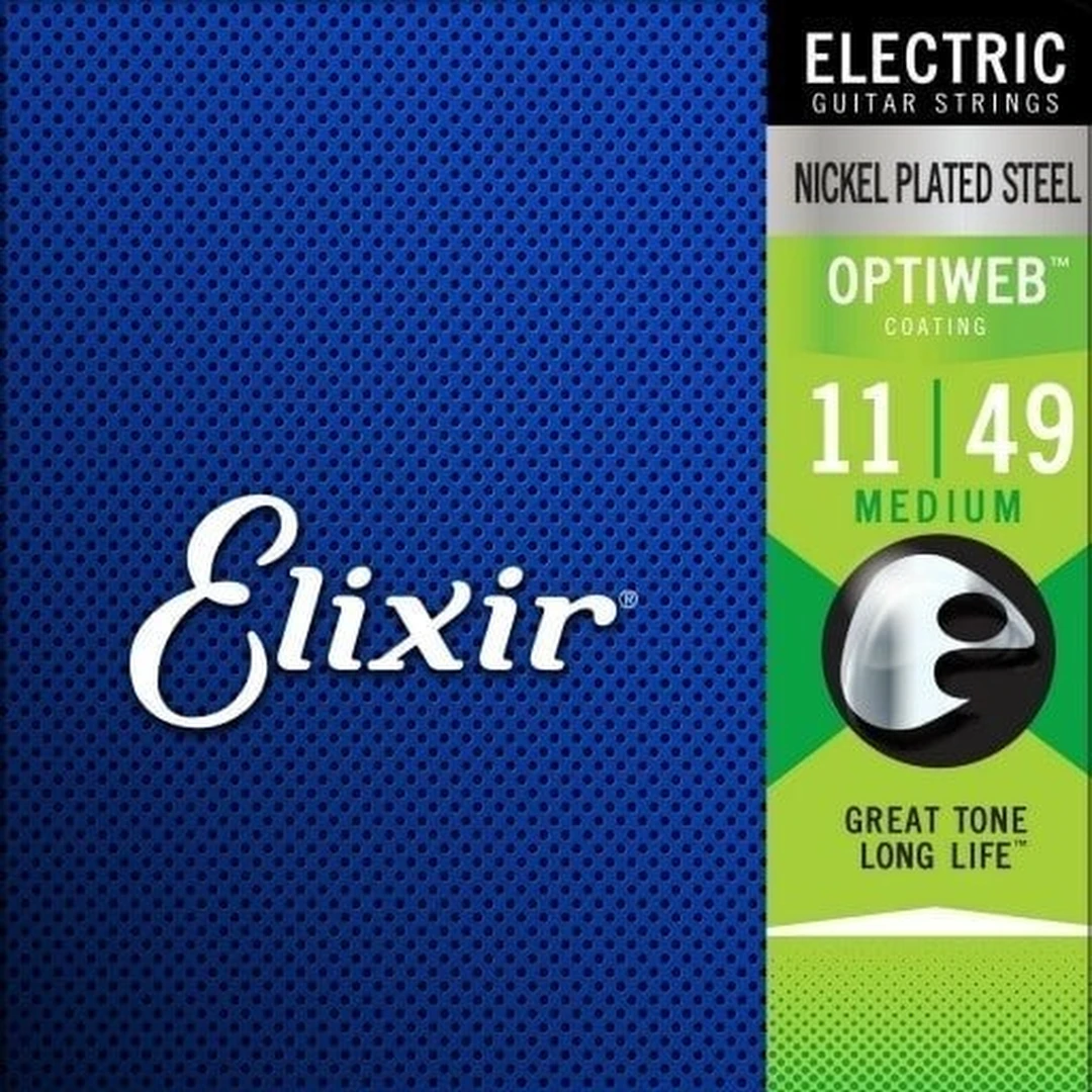 Струны для электрогитары Elixir 19102 Optiweb 11-49
