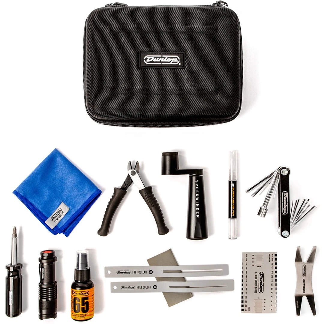 Набор для ухода за гитарой Dunlop DGT122 Complete Guitar &amp; Bass Setup Tool Kit
