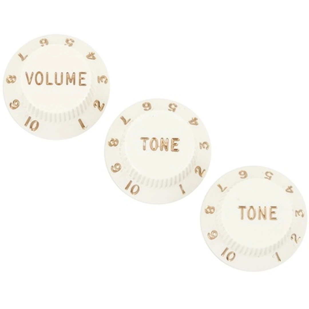 Ручки потенциометров Fender Knobs Stratocaster Parchment Set