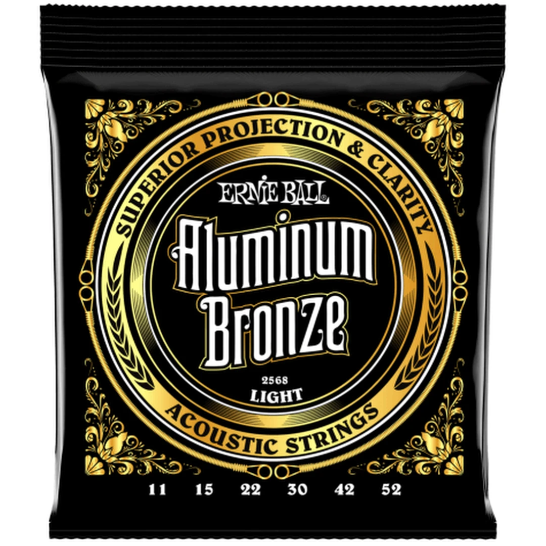 Струны для акустической гитары Ernie Ball 2568 Aluminum Bronze Light 11-52