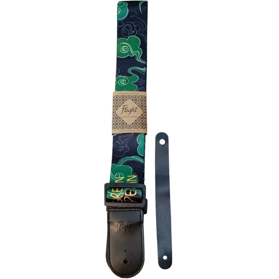 Ремень для гитары Flight FSG-50 Jade Clouds