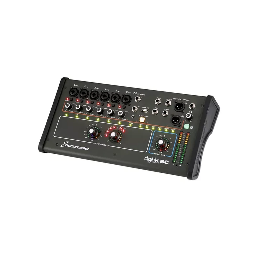 Цифровой микшерный пульт Studiomaster DigiLive 08C