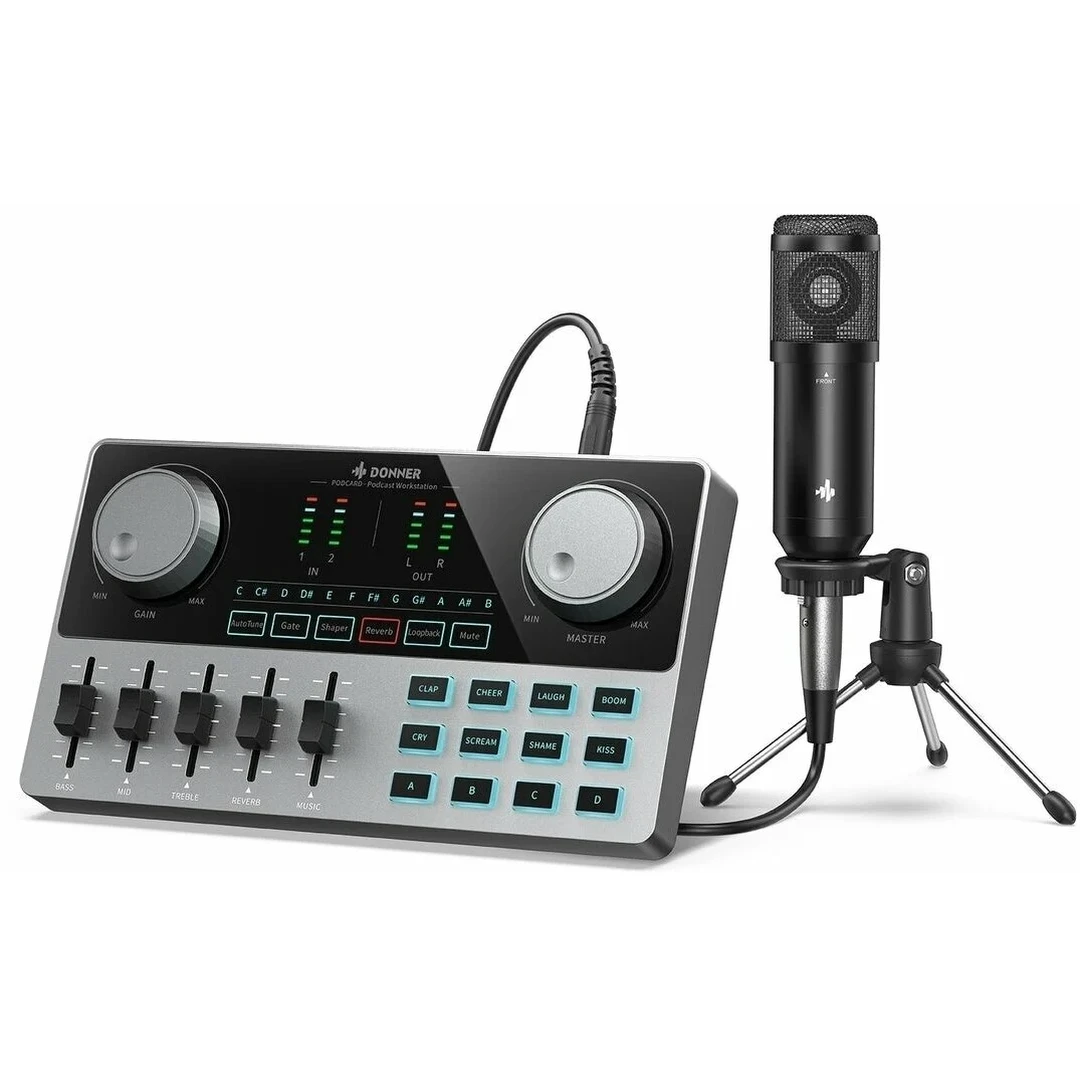 Комплект оборудования для подкастов Donner EC2818