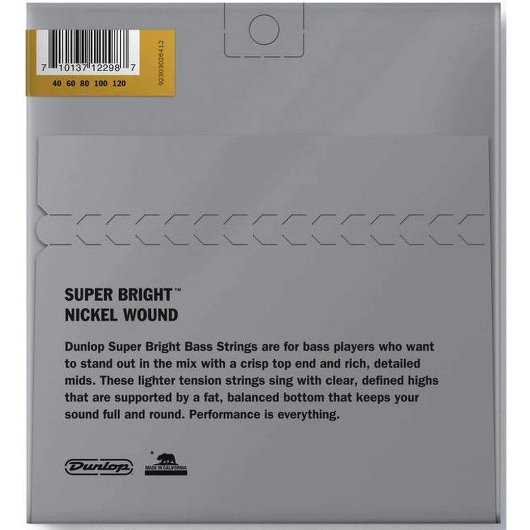 Струны для бас-гитары Dunlop DBSBN40120S 40-120