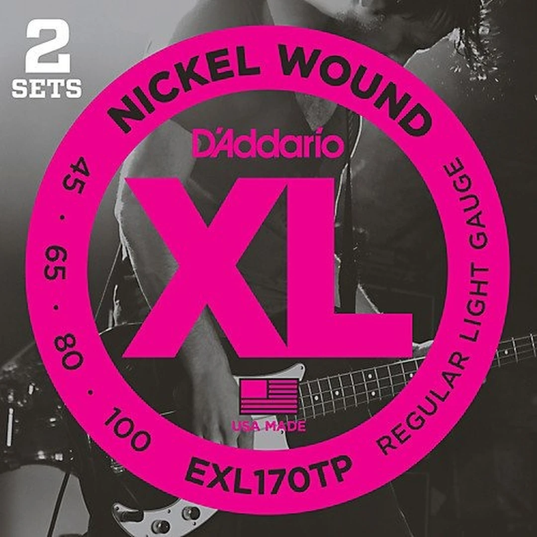 Струны для бас-гитары D’Addario EXL170TP 45-100