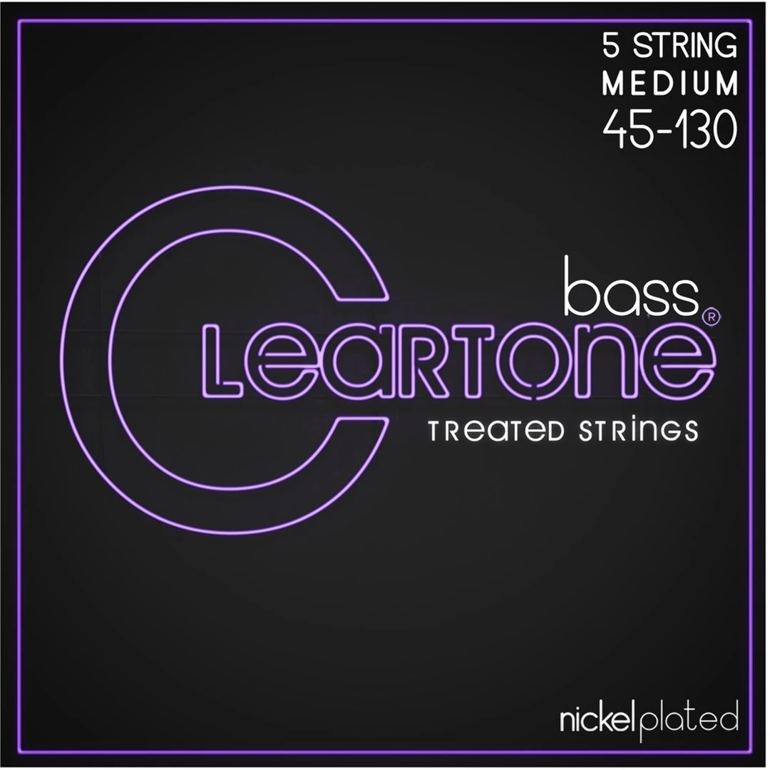 Струны для бас-гитары Cleartone 6445-5 45-130