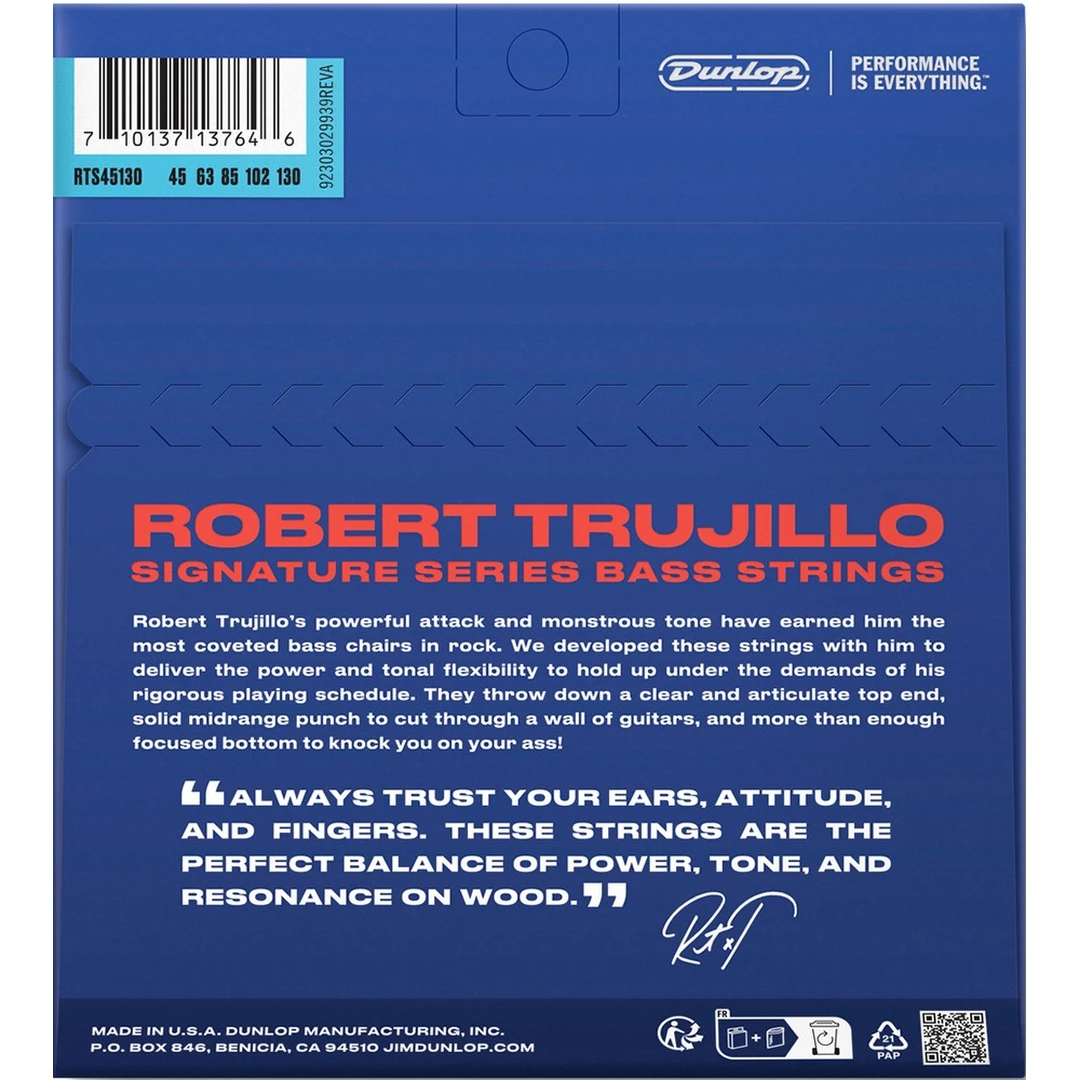 Струны для бас-гитары Dunlop RTS45130 45-130