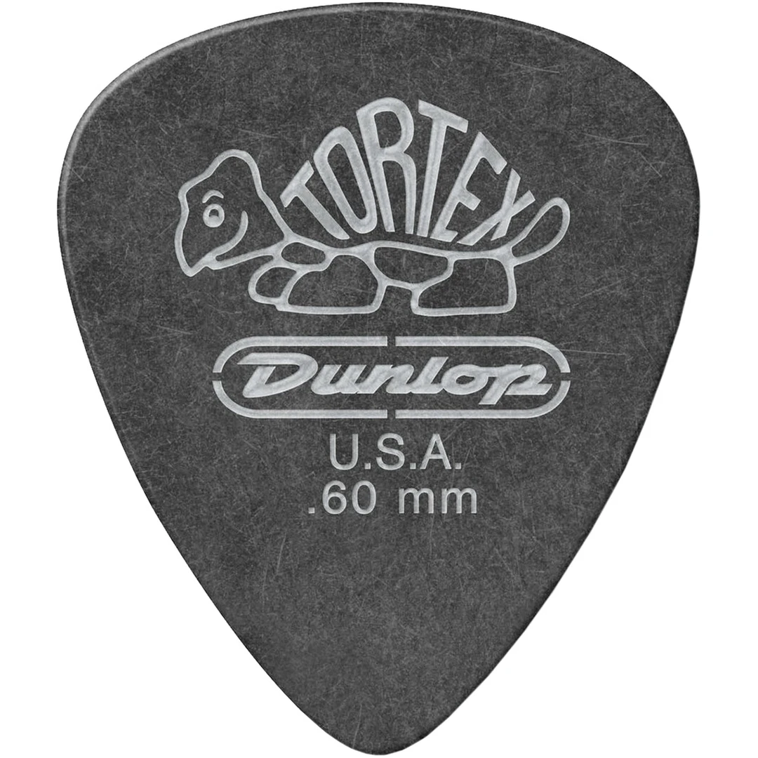 Медиатор Dunlop 488R.60 Tortex Pitch Black Standard .60