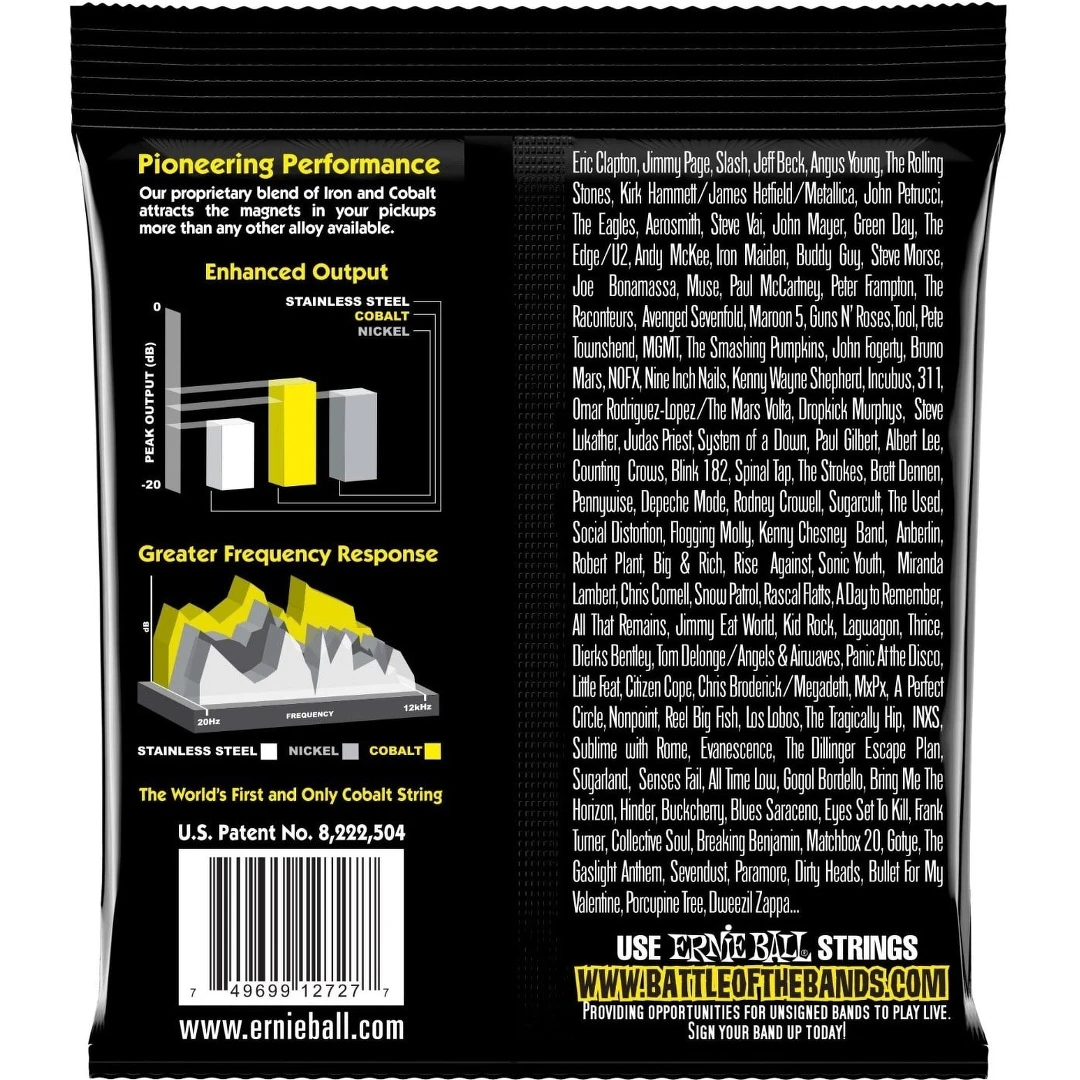 Струны для электрогитар Ernie Ball 2727 11-54