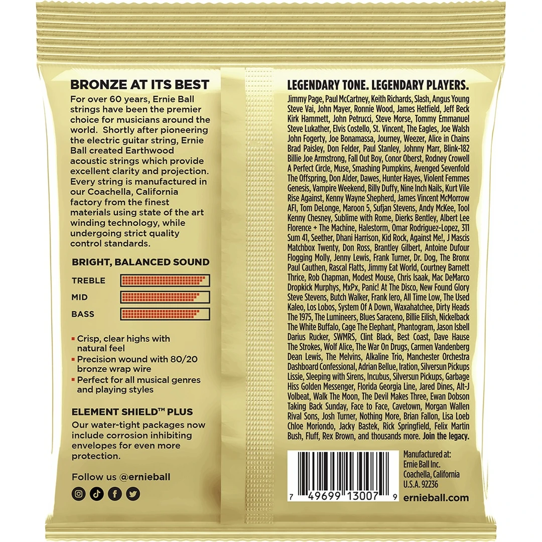 Струны для акустической гитары Ernie Ball 3007 11.5-54