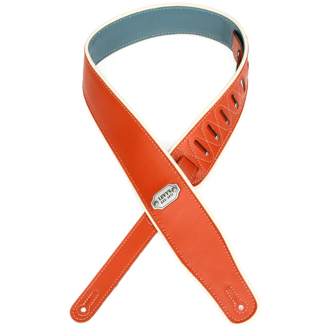 Ремень для гитары Levy's M26VCP-ORG-TEL