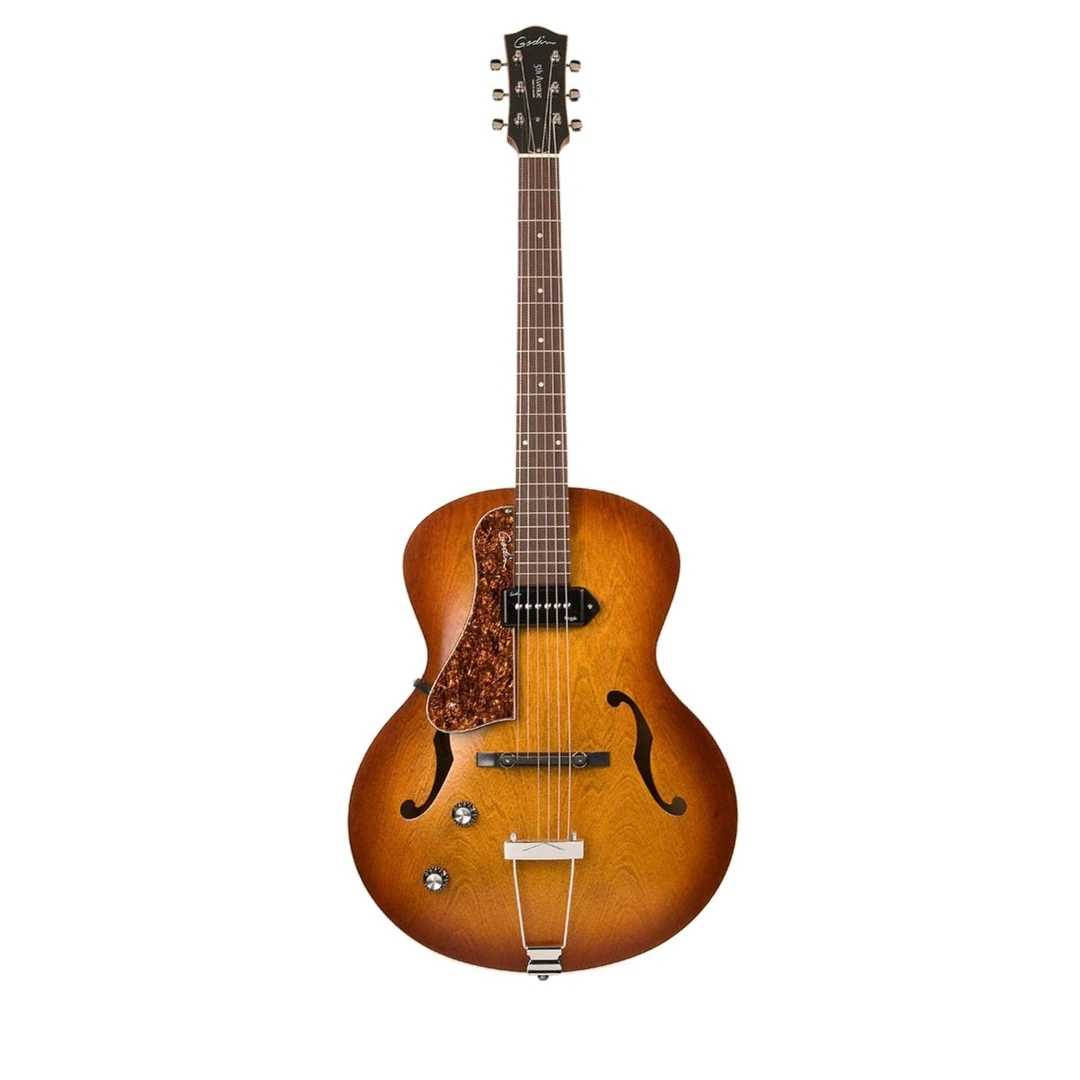 Полуакустическая гитара Godin 5th Avenue Kingpin P90 Cognac Burst LH