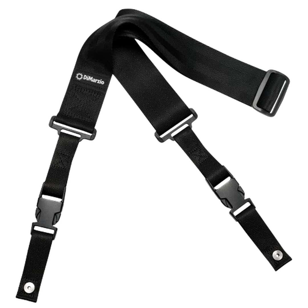Ремень для гитары DiMarzio 2 Inch Nylon Cliplock Black