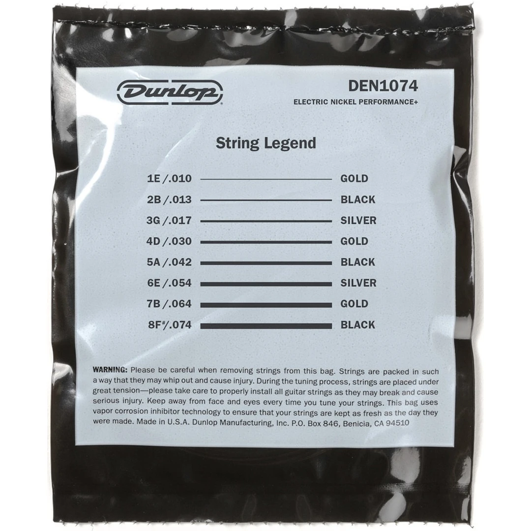 Струны для электрогитары Dunlop DEN10748 10-74