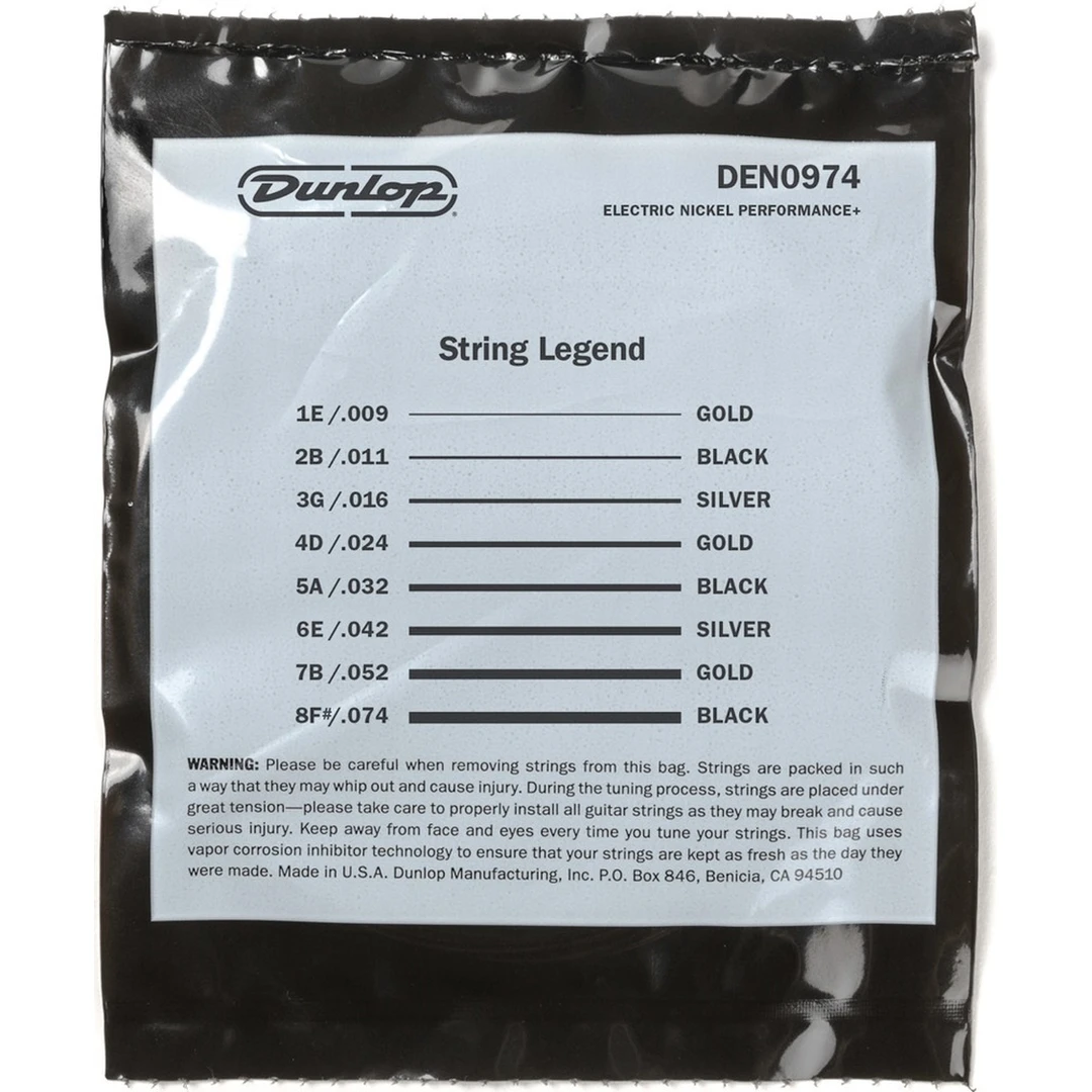 Струны для электрогитары Dunlop DEN09748 9-74