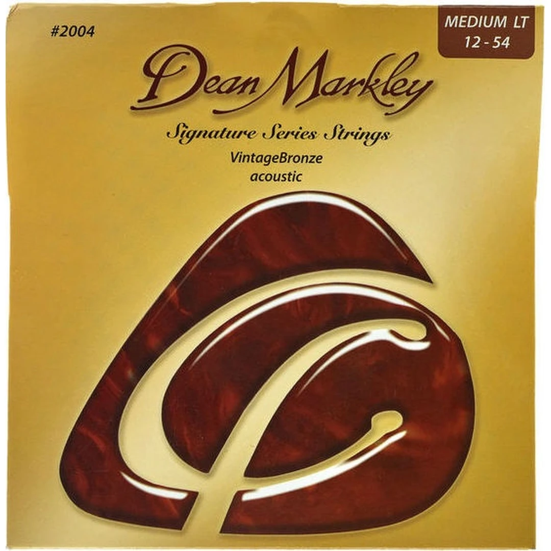 Струны для акустической гитары Dean Markley 2004 Vintage Bronze ML 12-54