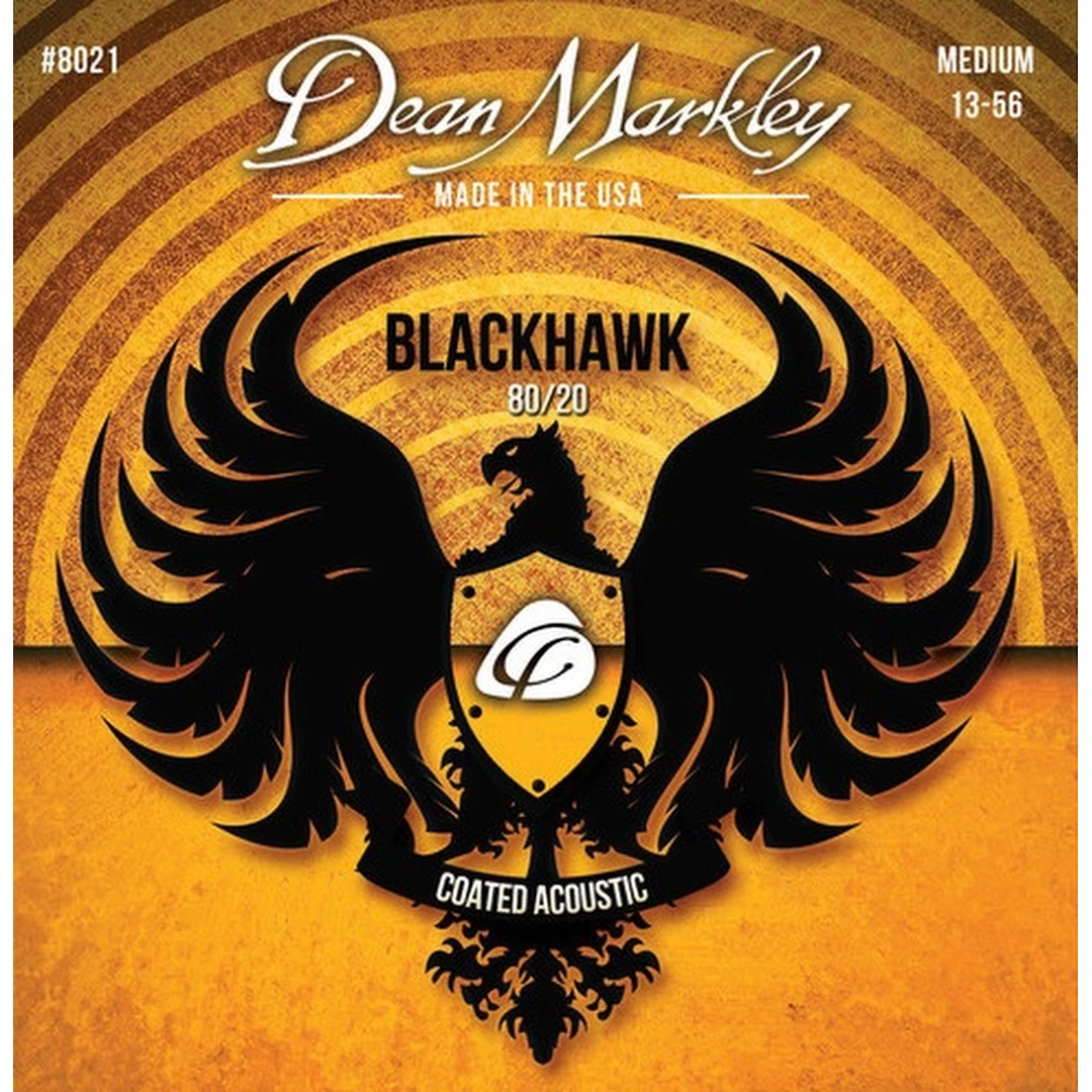 Струны для акустической гитары Dean Markley 8021 Blackhawk 80/20 13-56