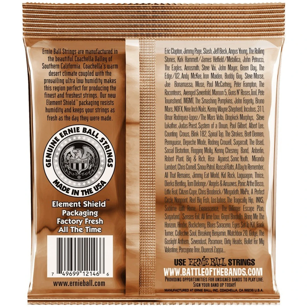 Струны для акустической гитары Ernie Ball 2146 12-54