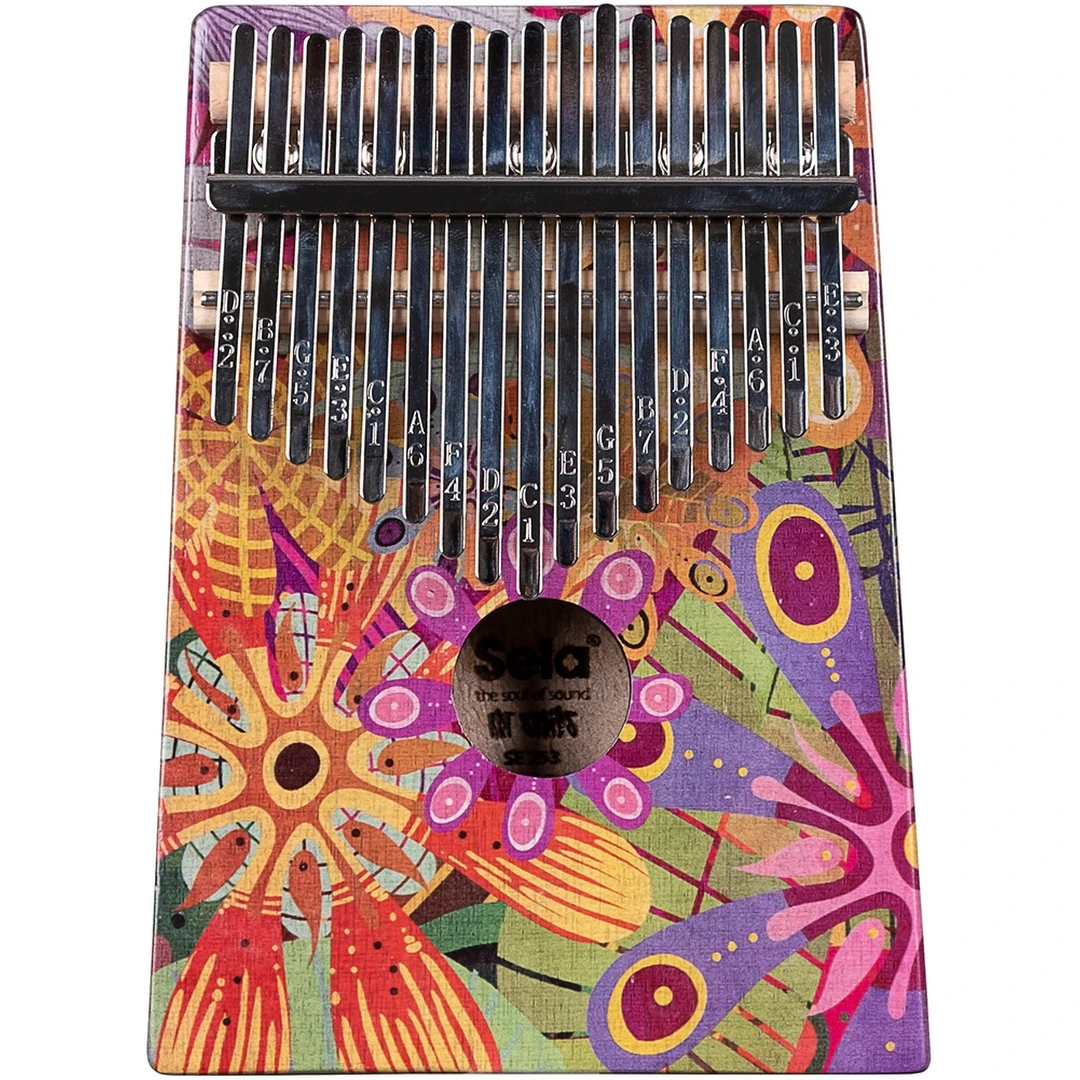 Калимба Sela SE 253 Art Series Flower Power 17