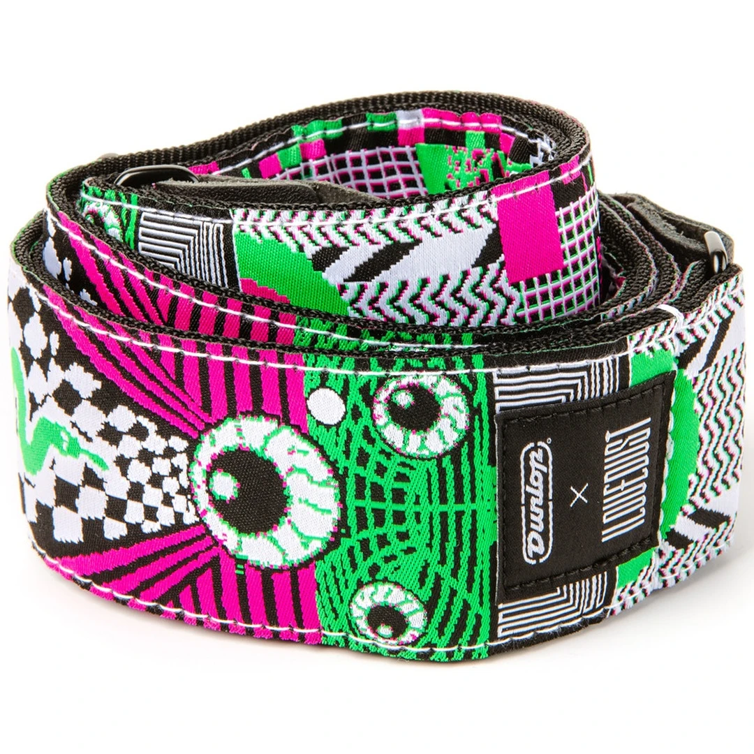 Ремень для гитары Dunlop ILD14 I Love Dust Strap Mnemonic Fuzz