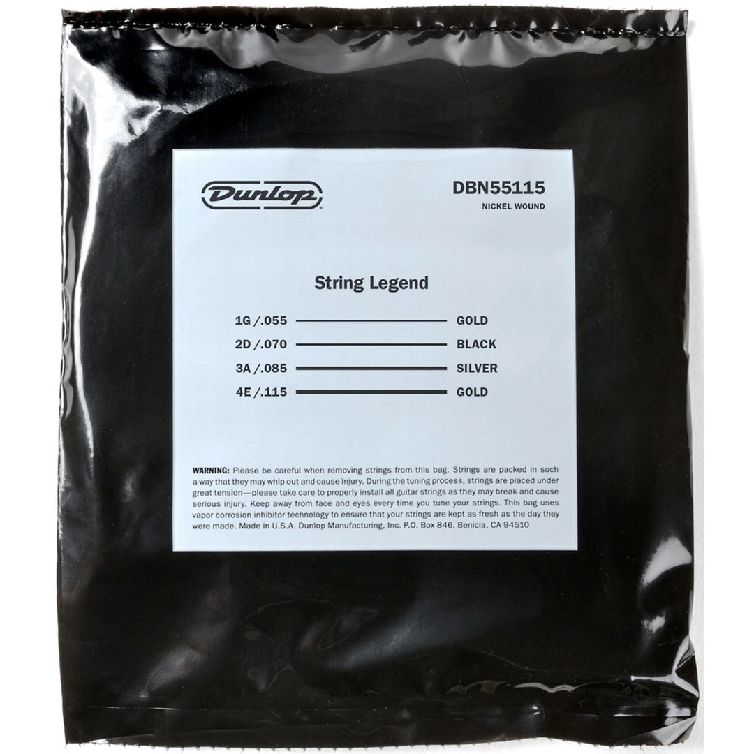 Струны для бас-гитары Dunlop DBN55115 55-115