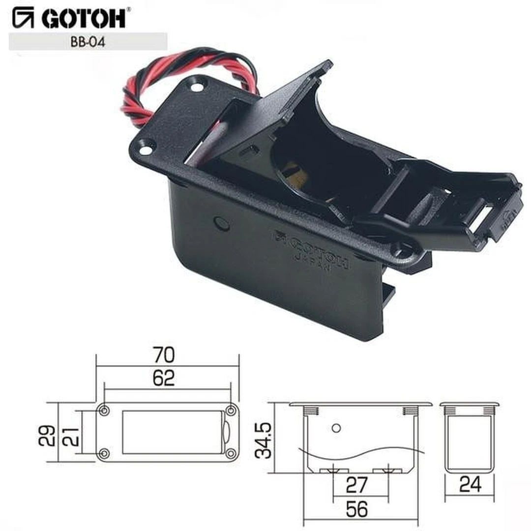 Контейнер для батарейки Gotoh BB-04