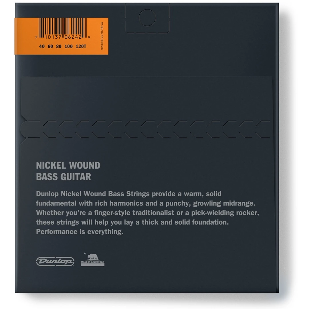 Струны для бас-гитары Dunlop DBN40120T 40-120