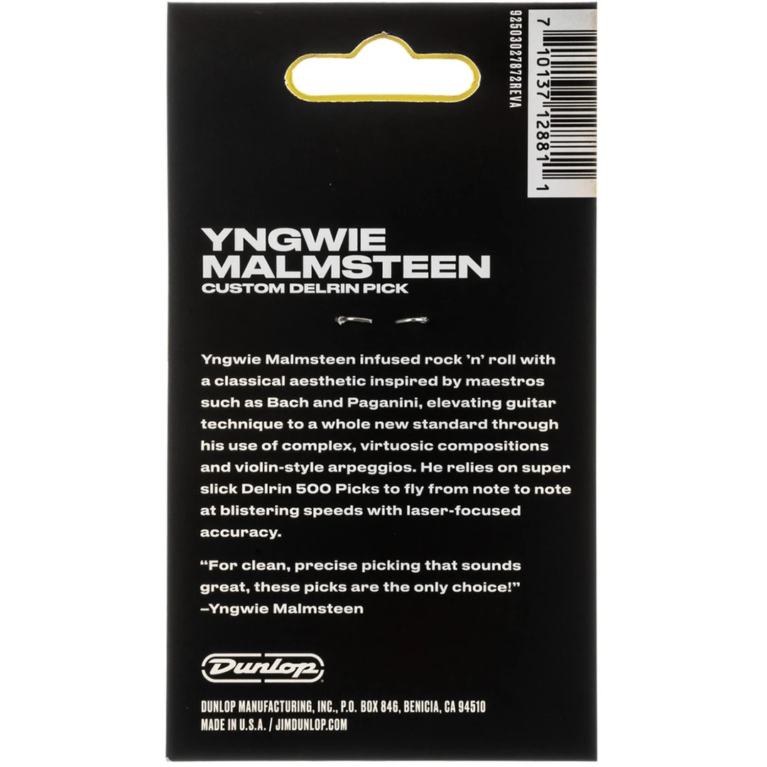 Набор медиаторов Dunlop YJMP02RD Yngwie Malmsteen 2.0
