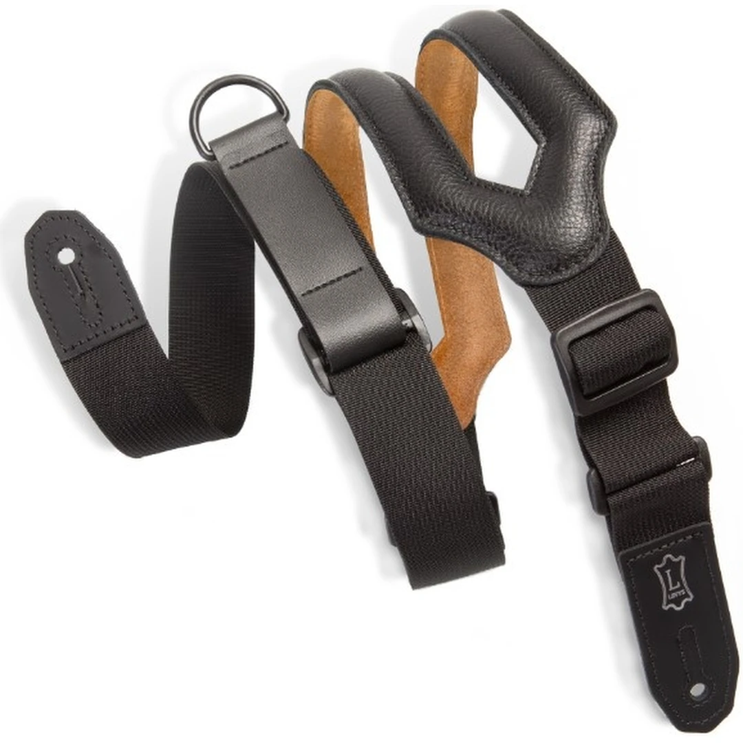 Ремень для гитары Levy's MRHSS-BLK
