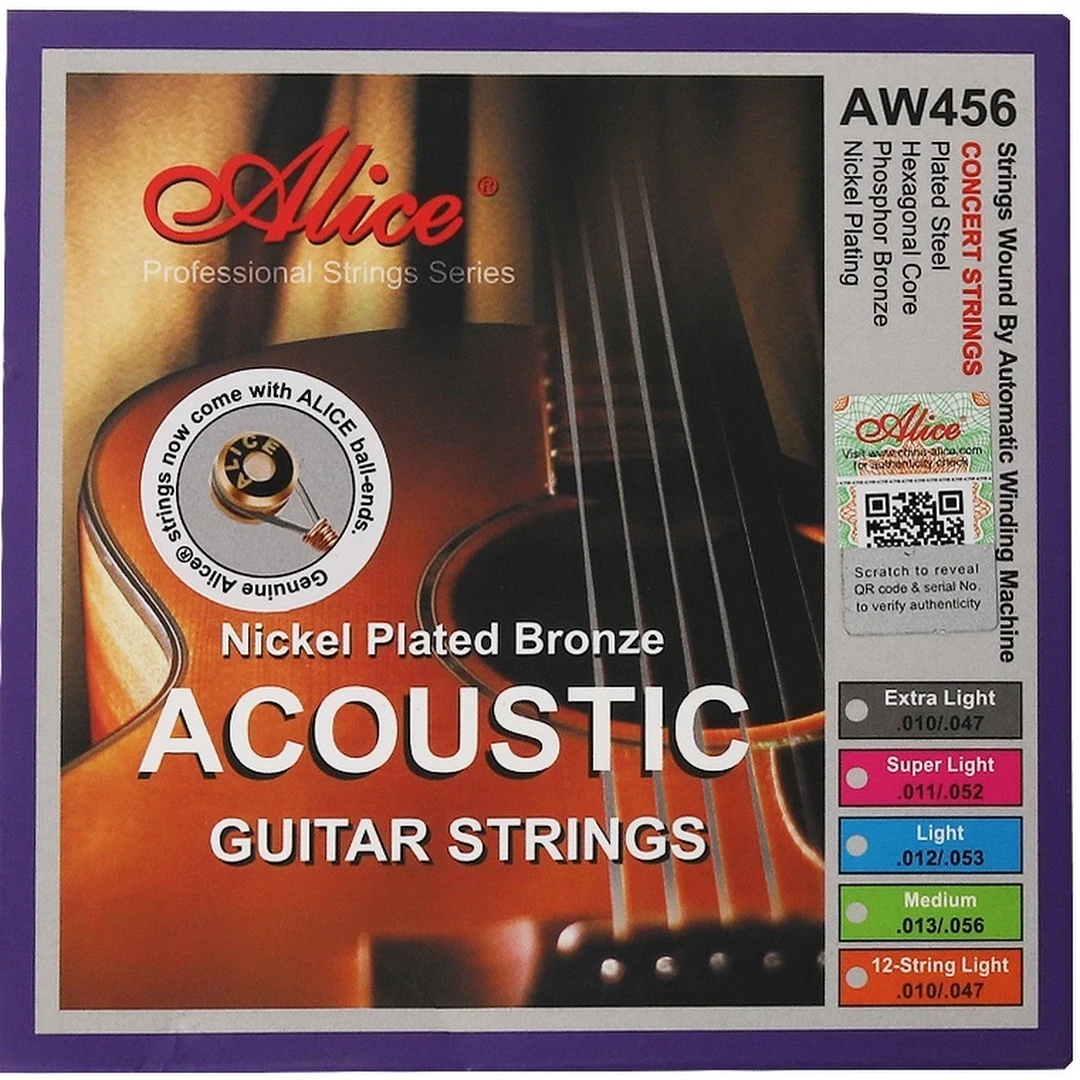 Струны для акустической гитары Alice AW456-XL