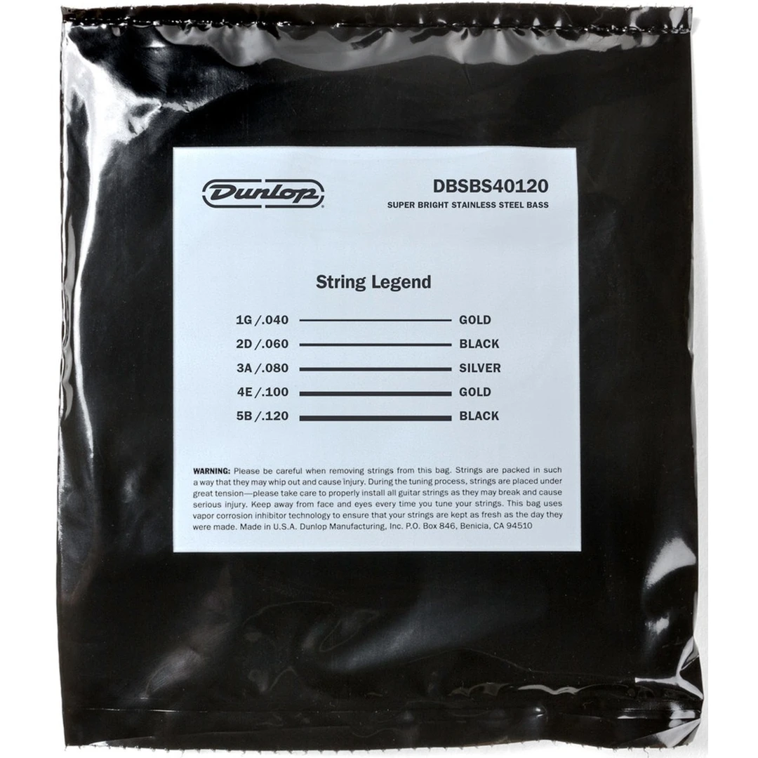 Струны для бас-гитары Dunlop DBSBS40120 40-120