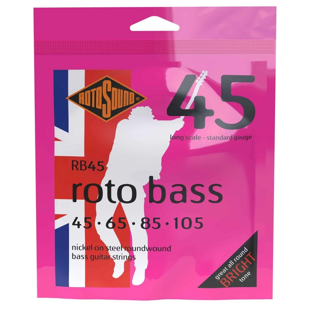 Струны для бас-гитары Rotosound RB45 Nickel 45-105