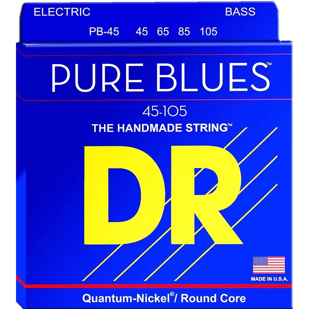 Струны для бас-гитары DR Pure Blues PB-45 45-105