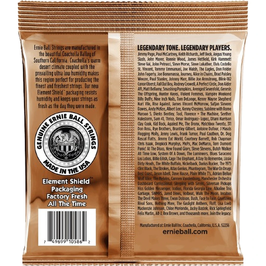 Струны для 12-ти струнной гитары Ernie Ball 2152 Phosphor Bronze Custom Light 10-48