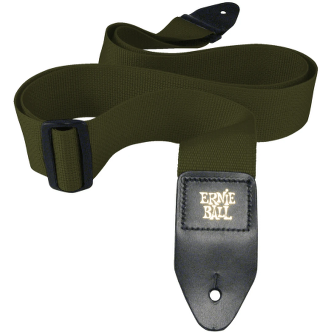 Ремень для гитары Ernie Ball Polypro Olive P04048