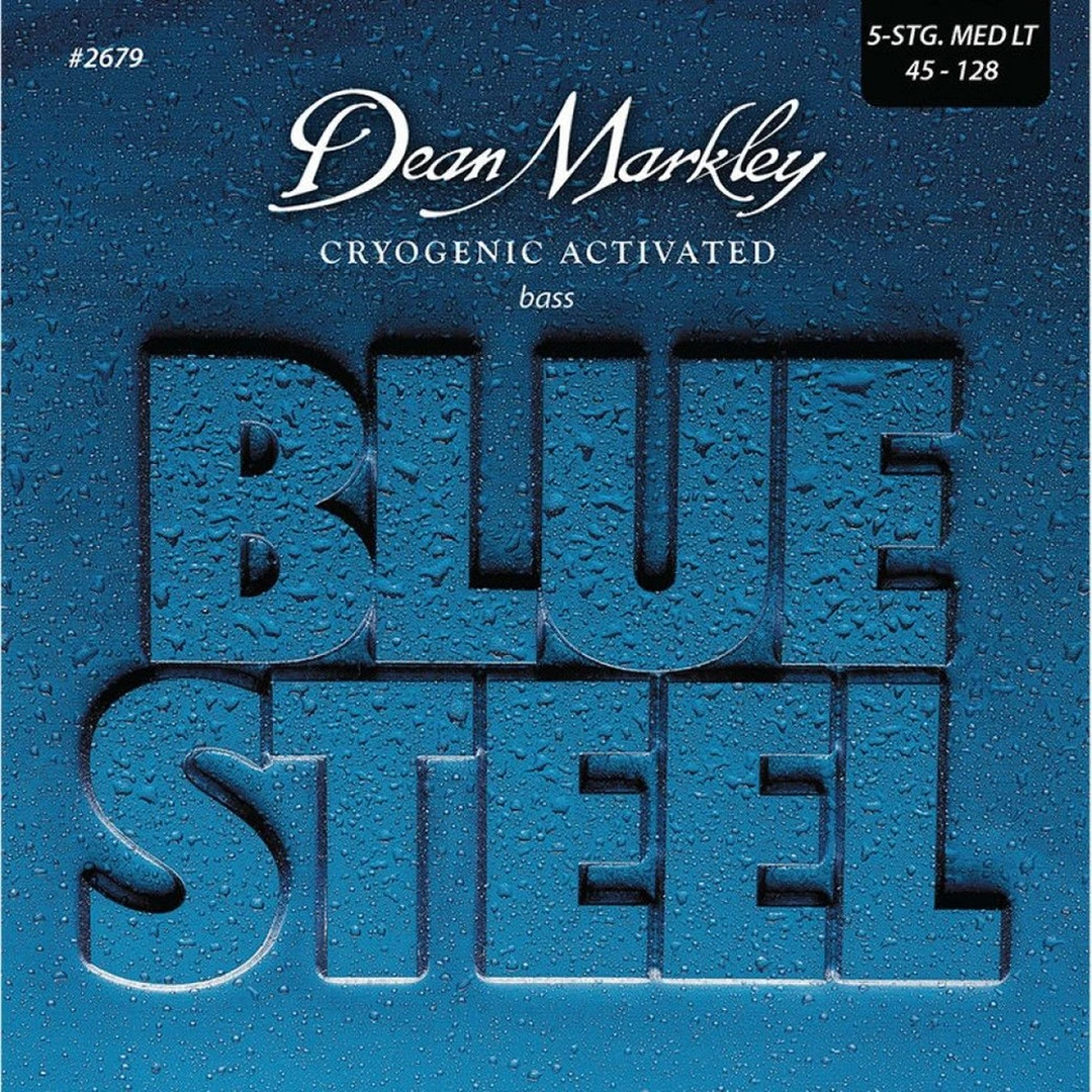 Струны для бас-гитары Dean Markley 2679 Blue Steel 45-128 5-Strings