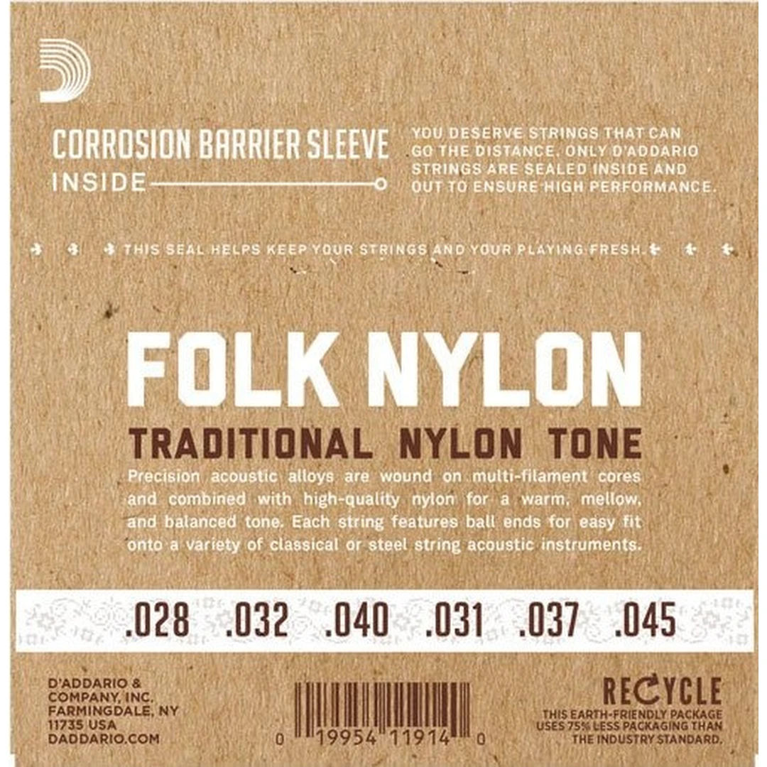 Струны для классической гитары D’Addario EJ32C