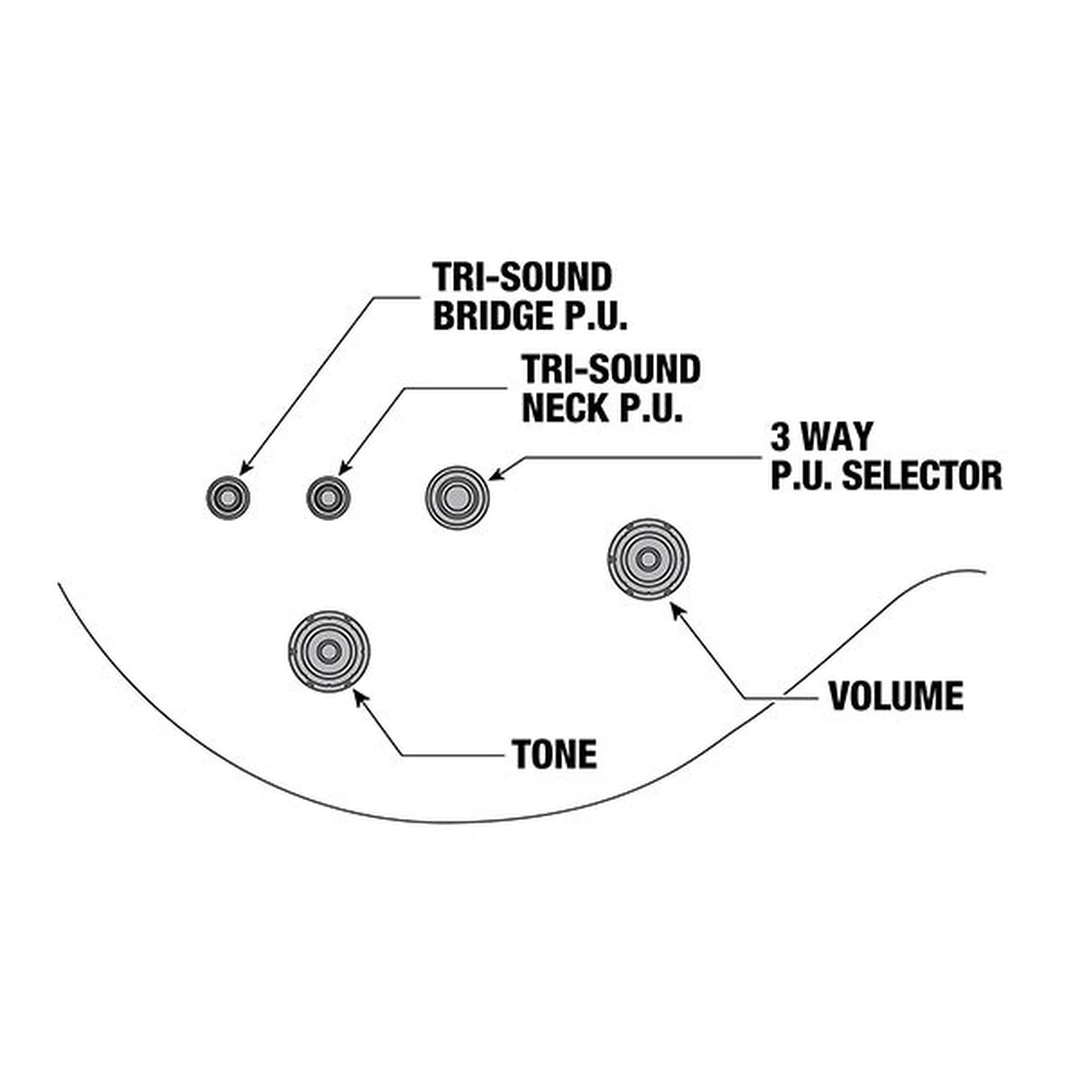 Полуакустическая гитара Ibanez AR520H-BK